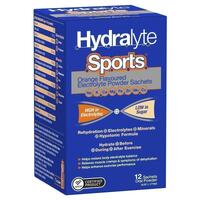 Hydralyte Sports Orange 12 Sachet