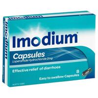 Imodium Diarrhoea Capsules 8 Pack