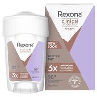 Rexona for Women Clinical Protection Antiperspirant Deodorant Gentle Dry 45ml