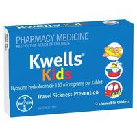 Kwells Kids Travel Sickness 12 Chewable Tablets