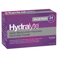 Hydralyte Apple Blackcurrant Sachets 4.9g x 24