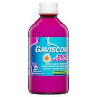 Gaviscon Dual Action Liquid Heartburn and Indigestion Relief Peppermint 600ml