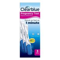 Clearblue Pregnancy Test Rapid Detection 3 Tests