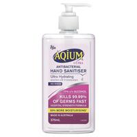 Aqium Antibacterial Hand Sanitiser Ultra 375Ml