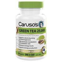 Carusos One a Day Green Tea 50 Tablets