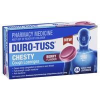 DURO-TUSS Chesty Cough Lozenges Berry 24 Lozenges