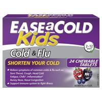 Ease a Cold & Flu Kids Berry 24 Chewable Tablets