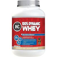 INC 100 Dynamic Whey Cookies and Cream Flavour 2kg