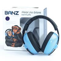 Banz Ear Muffs Mini 3+ Months to 2 Years Sky Blue