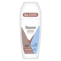 Rexona for Women Clinical Protection Roll On Shower Clean 50ml