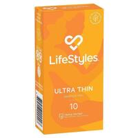 LifeStyles Condoms Ultra Thin 10 Pack