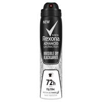 Rexona for Men Antiperspirant Advanced Invisible Black + White 220ml