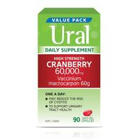 Ural High Strength Cranberry 60000mg 90 Capsules