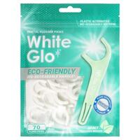 White Glo Flossers Eco Friendly Mint 70 Pack