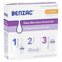 Benzac Acne Control 3 Step Acne Starter Kit