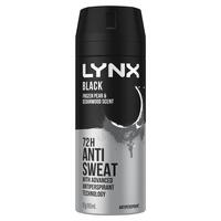 Lynx Deodorant Antiperspirant Black 165ml