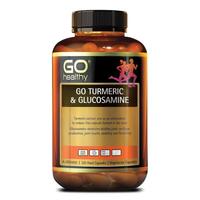 GO Healthy Turmeric & Glucosamine 120 Vege Capsules New