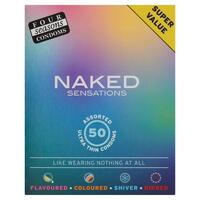 Four Seasons Condoms Naked Sensations 50 Pack