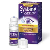 Systane Complete Preservative Free Lubricant Eye Drops 10ml