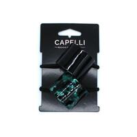 Capelli Ladies Resin Hair Tie 2 Pack