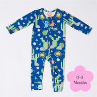 Bambi Mini Co. Wrigglesuit 0-3 Months Beaucoup Blue