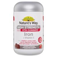 Nature's Way Adult Vita Gummies Sugar Free High Strength Iron 65 Gummies