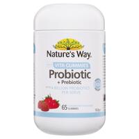 Nature's Way Adult Vita Gummies Probiotic Sugar Free 65 Gummies NEW