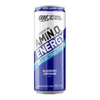 Optimum Nutrition Amino Energy Sparkling + Electrolytes Blue Lemonade 355ml