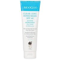 MooGoo Clear Zinc Sunscreen SPF40 120g