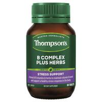 Thompson's B Complex Plus Herbs 60 Tablets