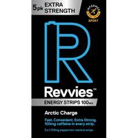 Revvies Energy Strips Extra Strength Arctic Charge 5 Pack