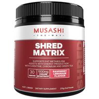 Musashi Shred Matrix Powder Raspberry Lemonade 270g