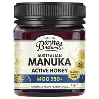 Barnes Naturals Australian Manuka Honey 1kg MGO 550+