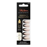 Sally Hansen Salon Effects Manicure 24 Coffin Press On Nails French Twist