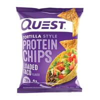 Quest Tortilla Protein Chip Loaded Taco 32g