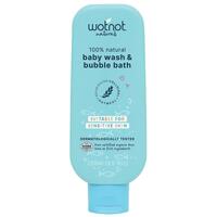 Wotnot Naturals 100% Natural Baby Wash & Bubble Bath 250ml