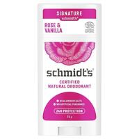 Schmidts Sensitive Rose & Vanilla Deodorant Stick 75g