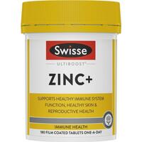 Swisse Zinc+ 180 Tablets Exclusive Size