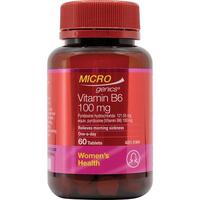 Microgenics Vitamin B6 100mg 60 Tablets