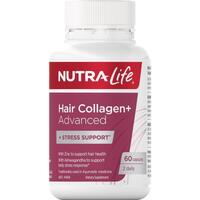 Nutra-Life Hair Collagen+ Advanced 60 Capsules