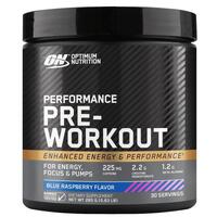 Optimum Nutrition Performance Preworkout Blue Raspberry 285g