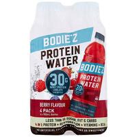 Bodiez Protein Water Berry 500ml 4 Pack