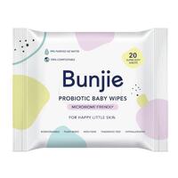 Bunjie Travel Pack Baby Wipes 20 Pack