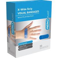 Aero X-Wide Blue Visual Strips 30 Pack