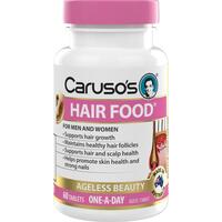 Carusos Hair Food 60 Tablets