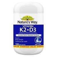 Natures Way K2+D3 120 Capsules