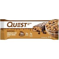 Quest Protein Bar Dipped Choc Chip Cookie Dough 50g