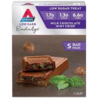 Atkins Endulge Milk Chocolate Mint Crisp 30g 5 Pack