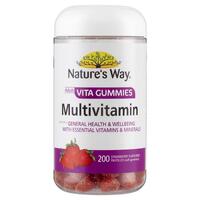 Nature's Way Adult Vita Gummies Multivitamin 200 Gummies Exclusive Size