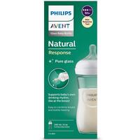 Avent Natural Response Glass Feeding Bottle 240ml 1 Pack